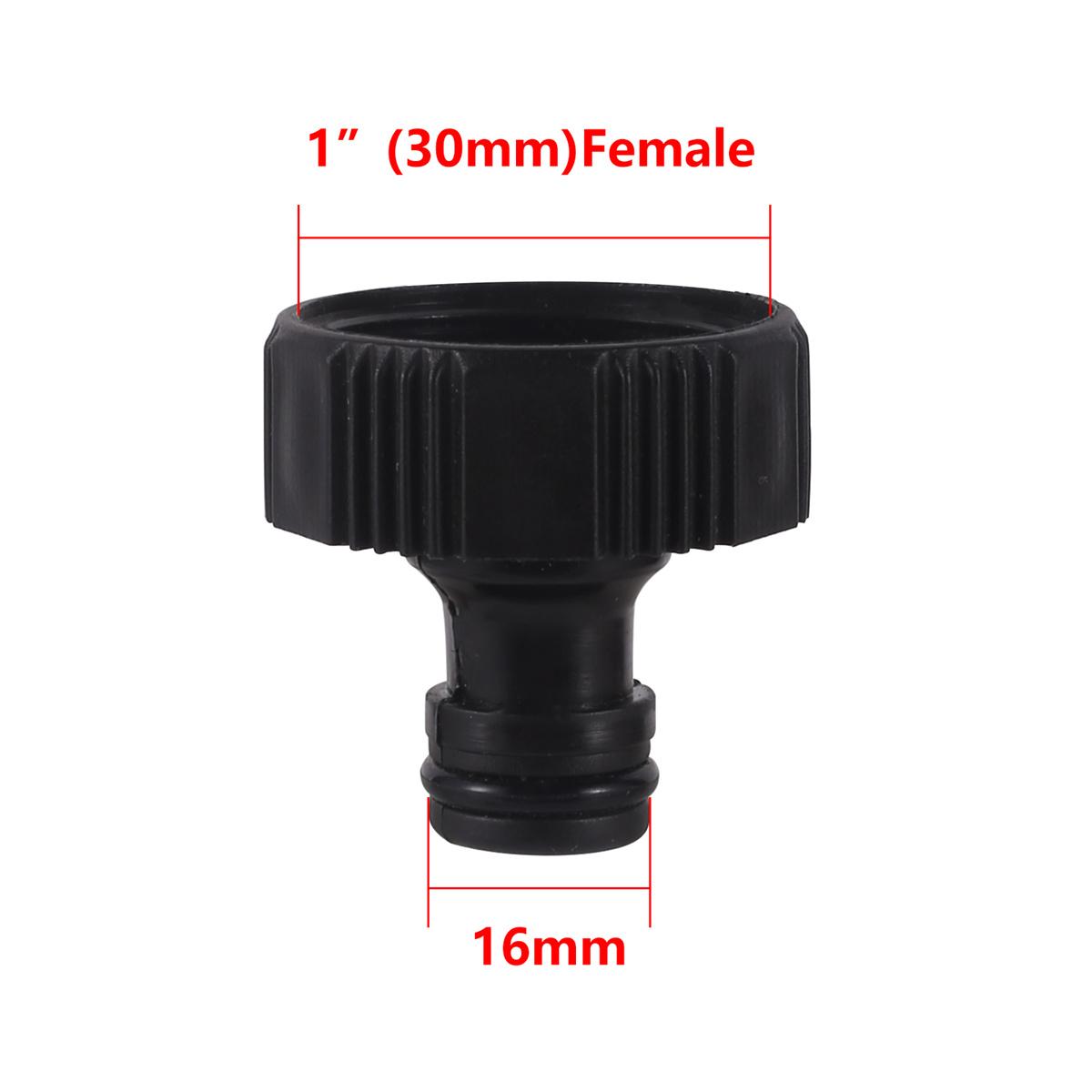 

1 Female Thread Tap Connector 30mm Internal Thread to 16mm Nipple Joint Garden Irrigation Water Gun Connection Fittings 10Pcs 1