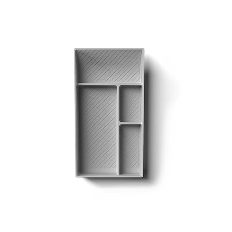 Center Control Storage Box for Tesla Model Y Juniper 2025 Center Console Lower Storage Non-slip Pad Organizer Tray Accessories