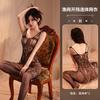 Sexy underwear net clothes jacquard sexy transparent open gear passion free onesie hot easy tear net clothes set