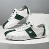 New Fashion Men Genuine Leather Casual Shoes Designer Leisure Sport Shoes Street Cool Slip-on Sneaker