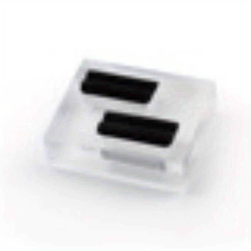 1Pc Elegant Classic Style 4cm X 4cm Transparent Acrylic Ring Display Stand 1.8cm Height Jewelry Holder for Ring Showcase