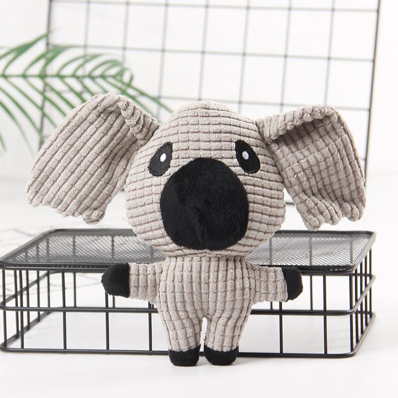 Pet Supplies: Cat and Dog Durable, Teething, Corn Fluff, Sound-sounding Companion Cartoon Plush Toys
