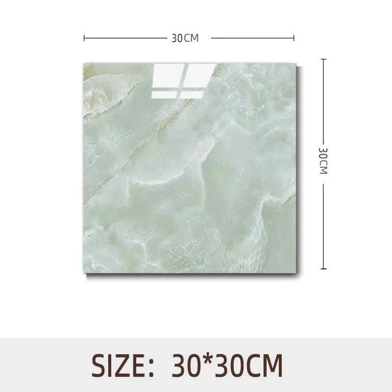 10pcs Waterproof Imitation Marble Wood Tile Floor Stickers 30*30cm Bathroom Home Decoration DIY Self-adhesive Wall Stickers