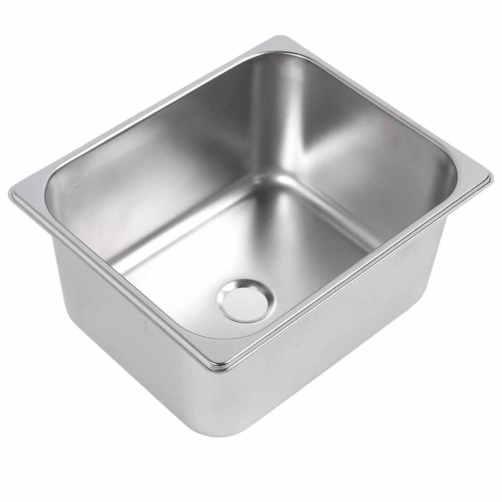 

Кухонная раковина для автодома из нержавеющей стали 304, 12,6x10,24x5,91 дюйма, одинарная чаша, умывальник для рук с 40-мм сливным отверстием для лодки, грузовика