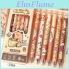 Erasable Capybara Cute Pen 6pcs Blue Ink Writing Smooth Quickdrying Office Accessories Ballpoint Pens Kawaii School Supplies