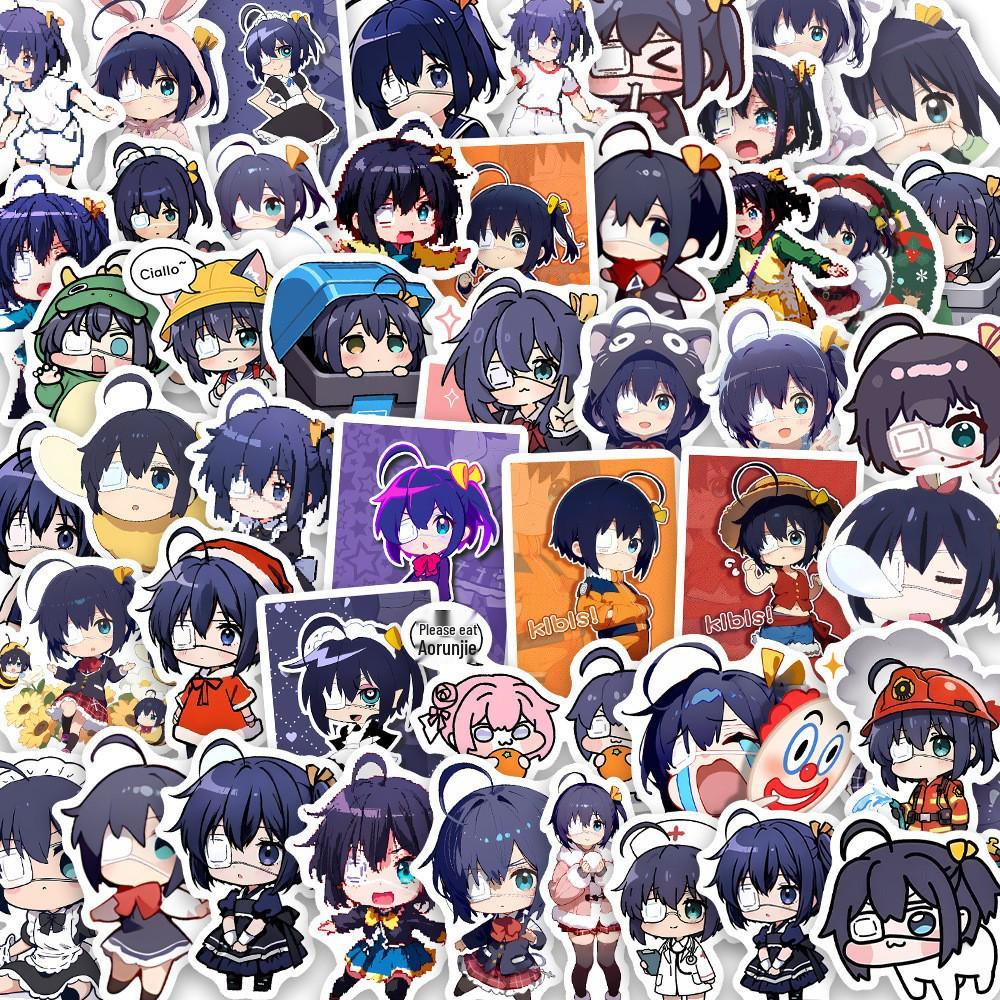 

70 Unique Cartoon Bird and Flower Stickers - Chuunibyou Demo Koi ga Shitai Merchandise Z002