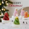 1/2/4Pcs Christmas Tree Shape Candle Small Scented Handmade Tea Lights Candles for Xmas New Year Gifts Home Party Desktop Decor