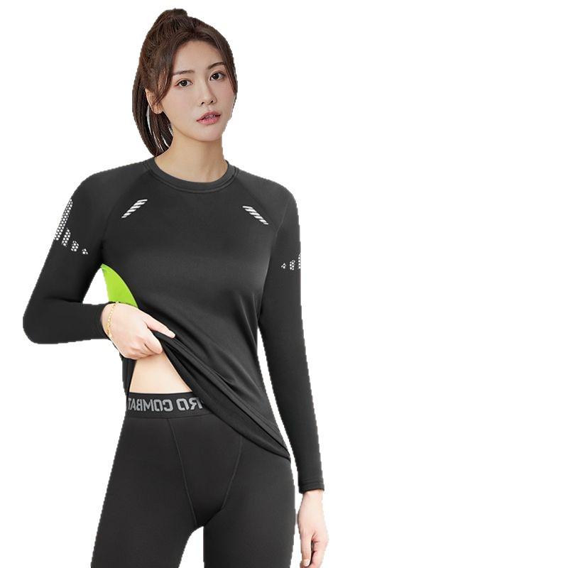Women's Quick-Dry Warm Base Layer for Autumn/Winter: Skiing, Running, Yoga, or Plush Winter Leggings