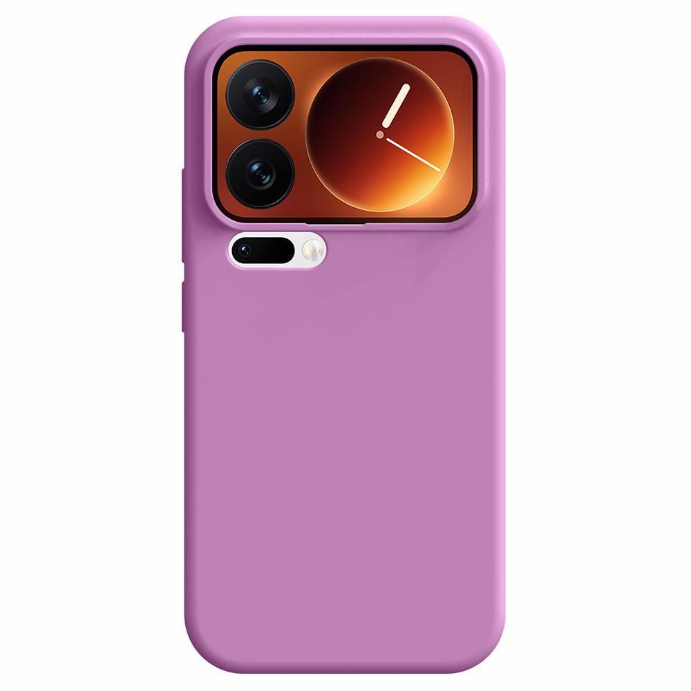 For Xiaomi 17 Pro Case Skin-Friendly Liquid Silicone + PC Phone Cover