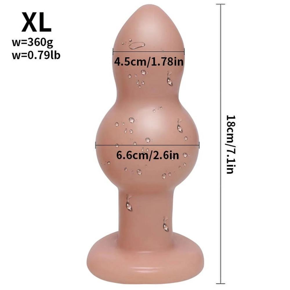 4Pcs/Set Anal Plug Big Butt Plug with Powerful Sucker Stimulator Female Masturbation Anal Toy Sex Toys for Couple