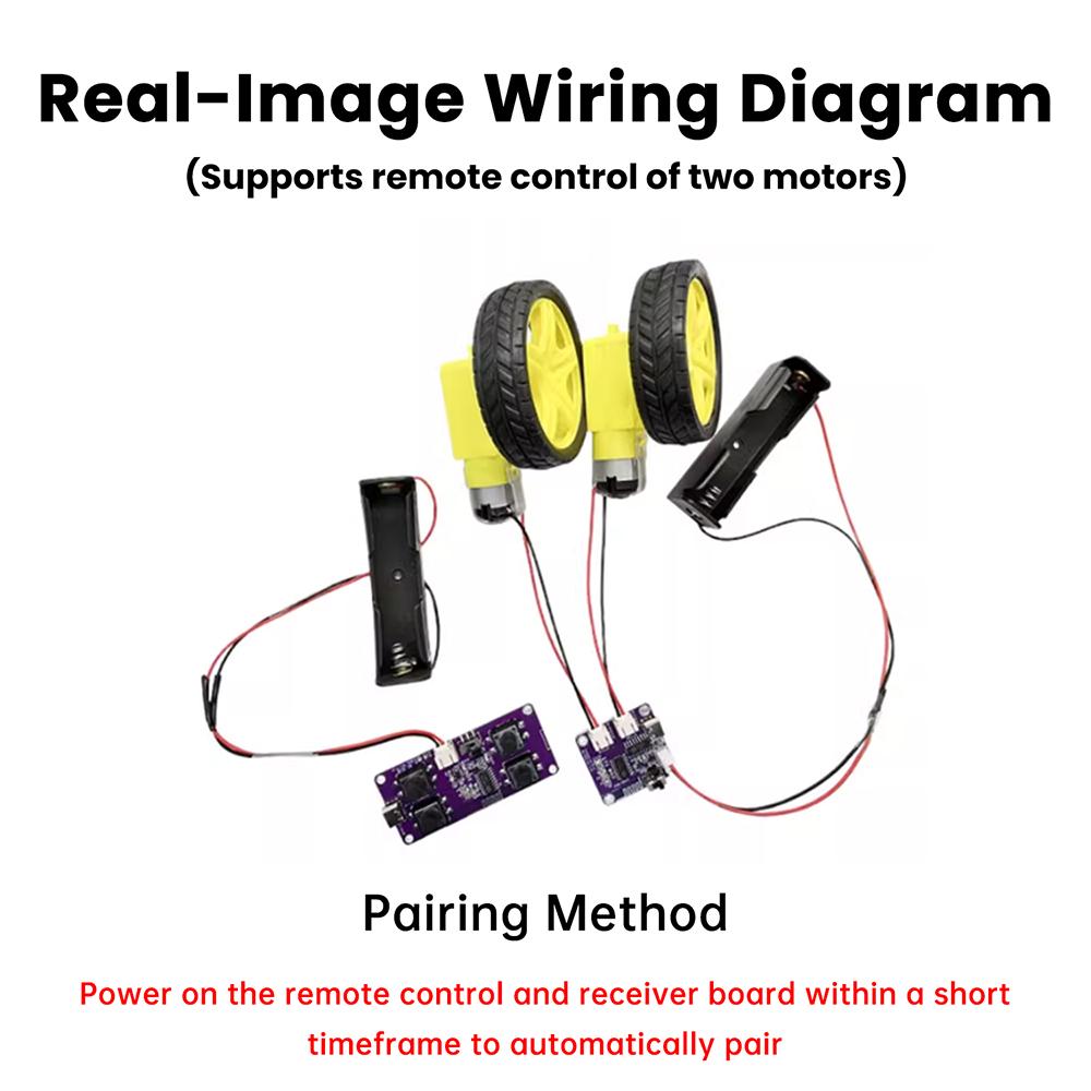 4-channel 2.4G Wireless Remote Control Receiver Board Set, Toy Car Model, Ship Model, Tank DIY Remote Control Accessories
