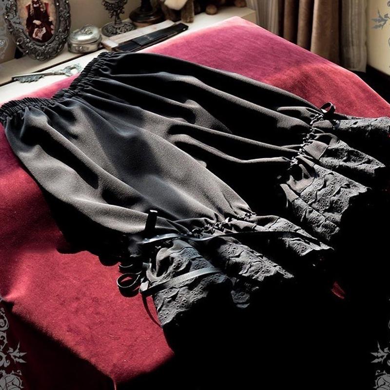 Bloomer Vittoriano Steampunk – Pantaloncini Corti In Pizzo Per Donna – Elastico E Coulisse – Stile Vintage
