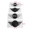 BFA1 ABS Car Front Sticker Logo Rear Emblem Badge for Mini Cooper JCW F55 F56 F60 Countryman Clubman Auto Accessories 14.3CM/11.3CM