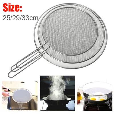 Kitchen Scald Cooking Tool Net Splatter Screen Oil Proofing Lid Spill Proof Pan Frying Cover