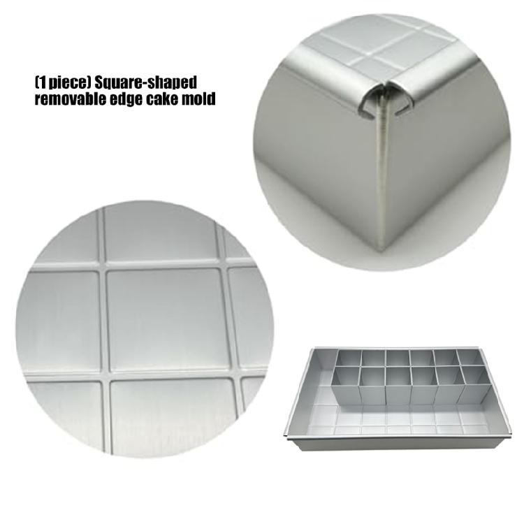 3d Alphabets Letter Number Cake Tin Baking Tray Aluminum Cake Decorating Tool Rectangular Chocolates Bread Mould