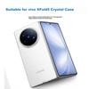 BIAZE Phone Case for Vivo X Fold5, Foldable Screen Camera Lens Shockproof Ultra-Thin Heat Dissipation Cool Transparent Hard JK966 Transparent