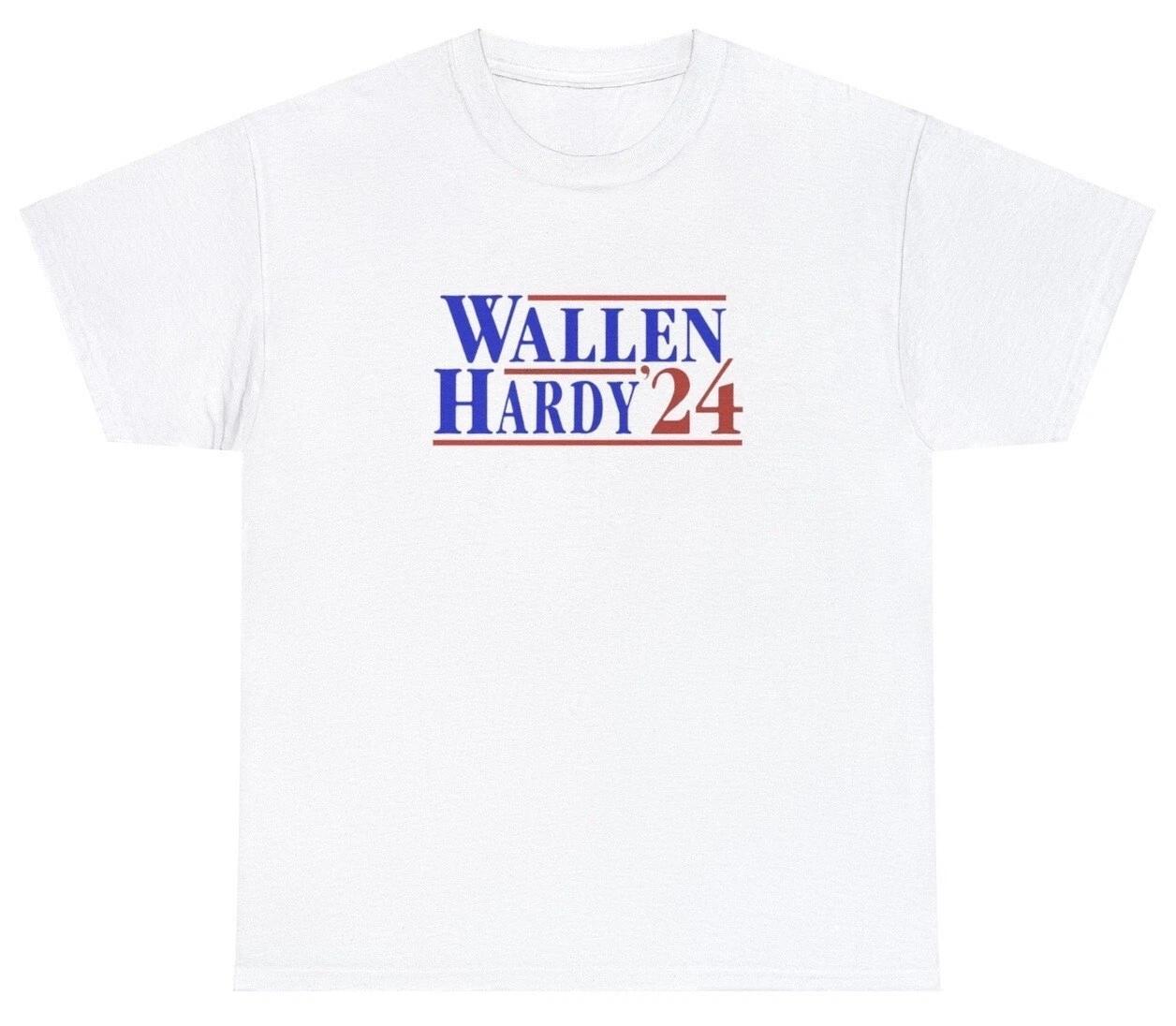 Wallen Hardy Election 24 Shirt Morgan Wallen Jeff Hardy Country Music Merch Tee XL