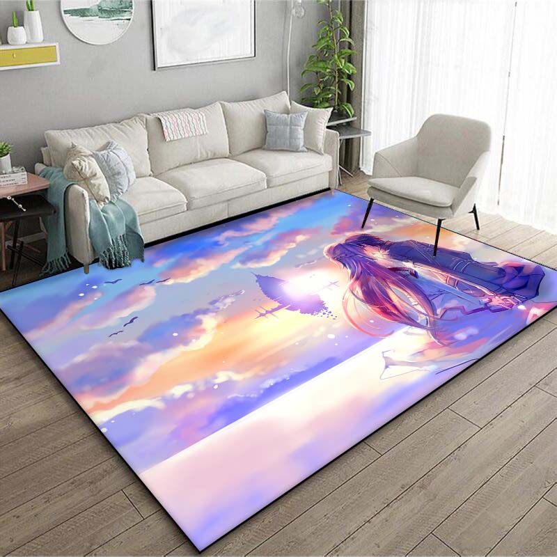 Anime S-Sword Art Online Printed Floor Mat Carpet 15 Sizes Living Room Bedroom Bedside Window Sill Bathroom Floor Mat Home Decor