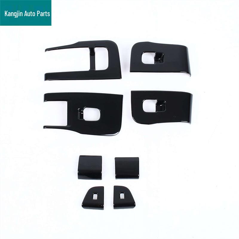 

Tesla Model 3 Glass Lifter Switch Button Sticker for 2024 Model - Armrest Frame.