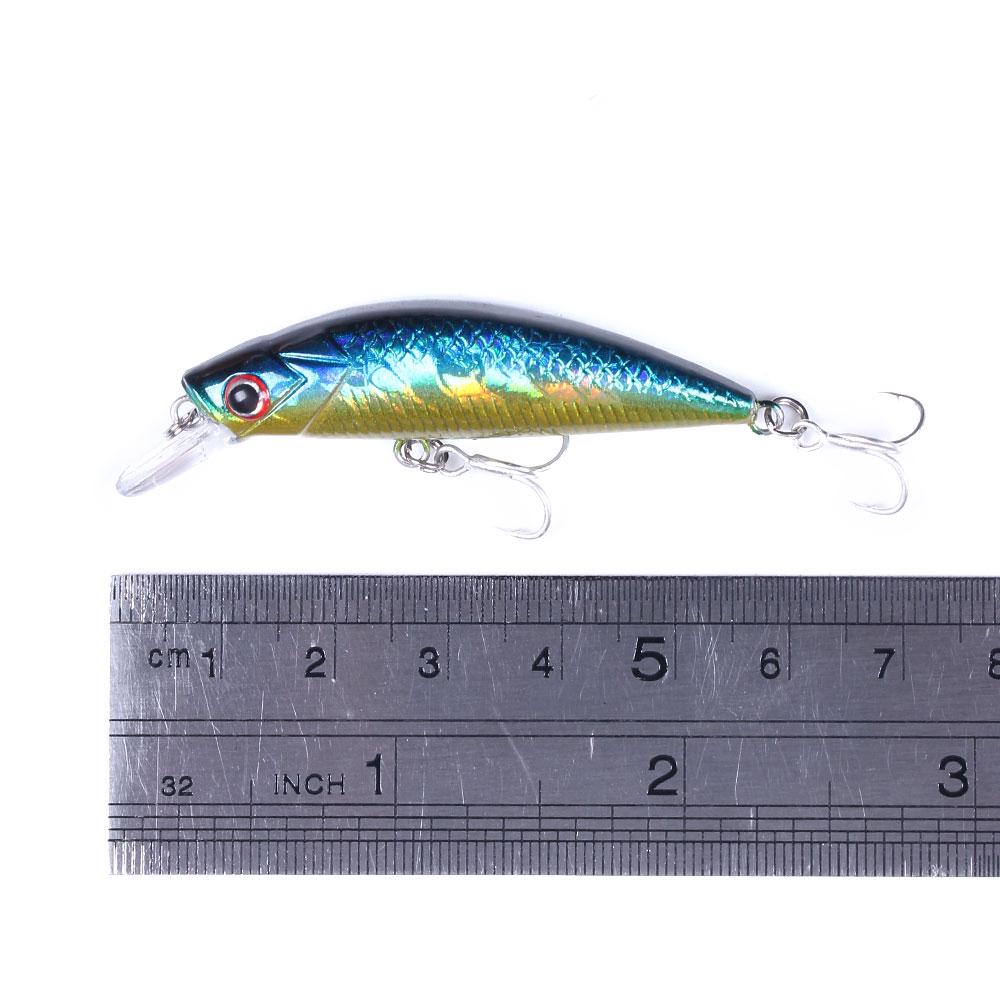 Fishing Wobbler Hengjia 1pcs 6cm 6g Sinking Diving Minnow Crankbait Lure Artificial Hard Bait with Sharp Treble Hook