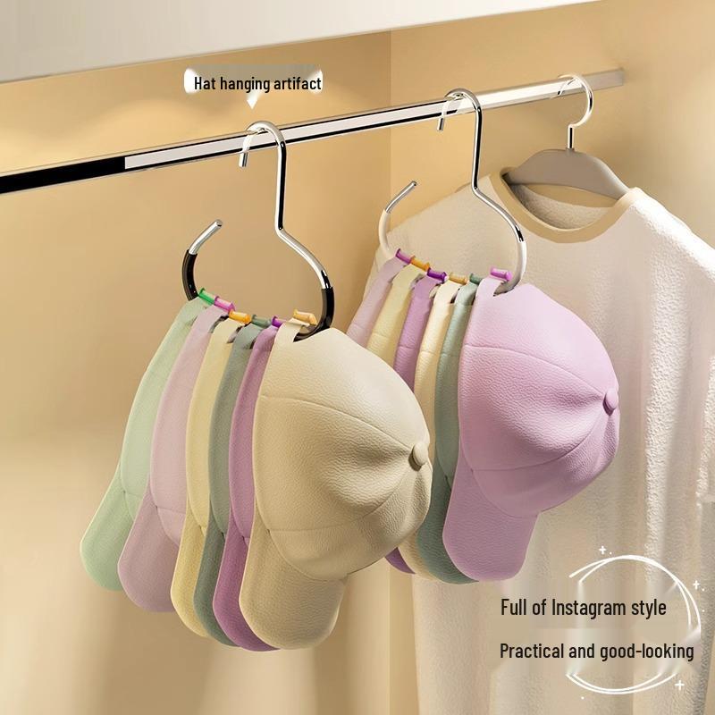 Hanging Duckbill Baseball Cap Storage Rack for Dormitory Wardrobe