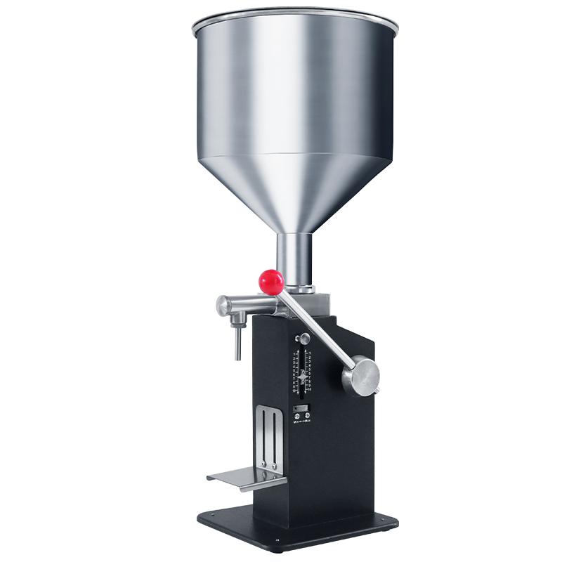 ZONESUN ZS-MGT1S 60ML 100ML Manual Volumetric Softdrink Paste Filling Machine Liquid Filler for Oil Nail Polish Cosmetic Cream Honey Filling Range:5-60ML