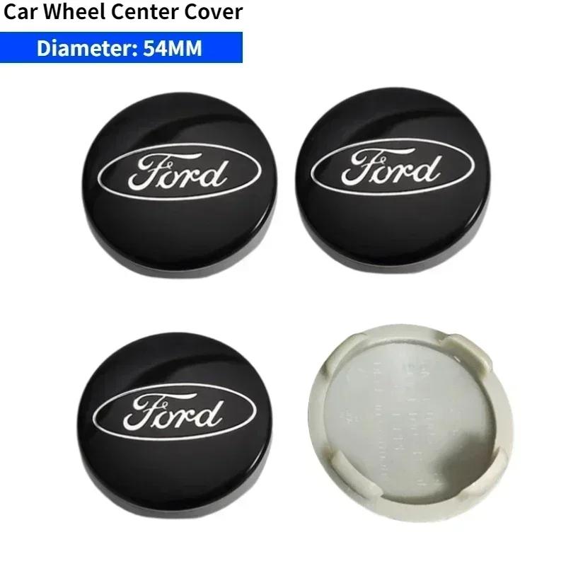 Car Sticker Car Wheel Rims Center Hub Cover Caps for Ford Mondeo Kuga Edge Escape Focus Explorer Fiesta Transit Ranger Fusion F1