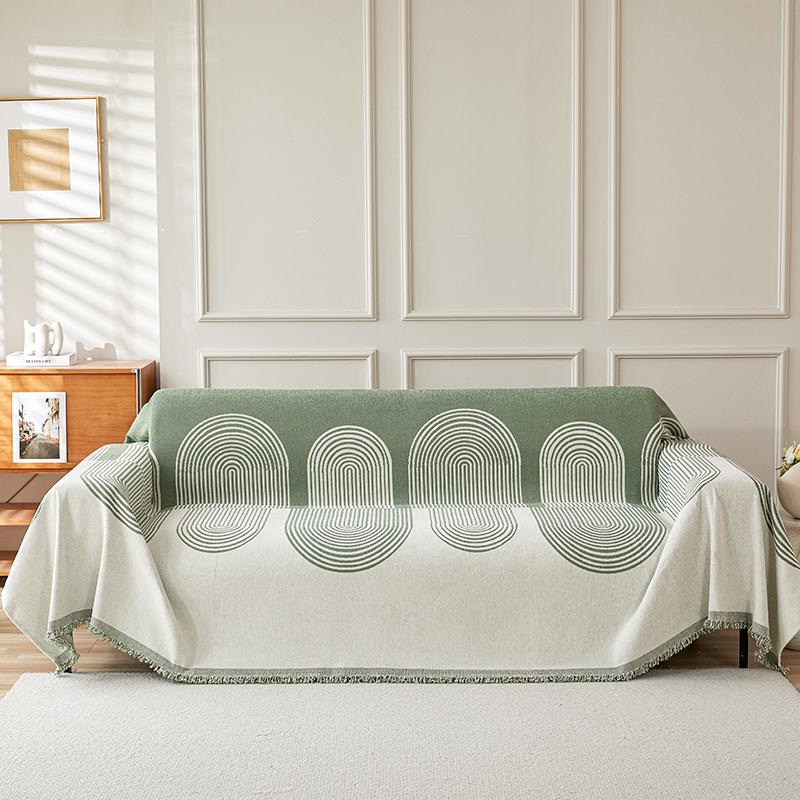 Pătură de Sofa Chenille Multifuncțională Culoare Solidă Husă Mobilier Material Durabil Rezistent la Praf Anti-zgârieturi Decor Acasă Living