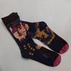 French Artistic Oil Painting Series: Colorful Trendy Mid-Calf Cotton Socks for Women