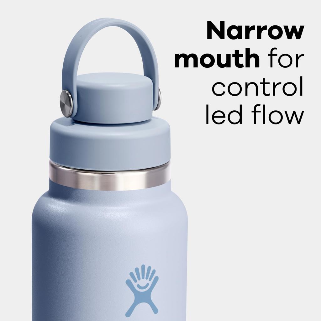 Stainless Steel Bottle Wide Mouth Flex Chug Cap Wide Mouth Flex Chug Cap 32oz 946ml Aloe Insulated Water Bottle Japanese (Authentic Product)