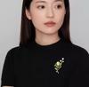 Lotus Flowers Brooches Micro-inlaid Zircon Imitation Pearl Corsage Suit Coat Pin Banquet Accessories