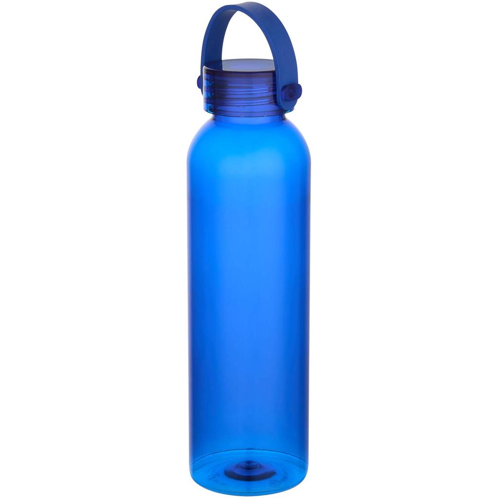 Bottle, 630 ml recycled plastic with RCS certification "Alti" Royal Blue