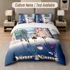 Spy × Family 3Pcs Bedding Set, Personalized Custom Name Text, 1 Duvet Cover & 2 Pillowcases For Bedroom