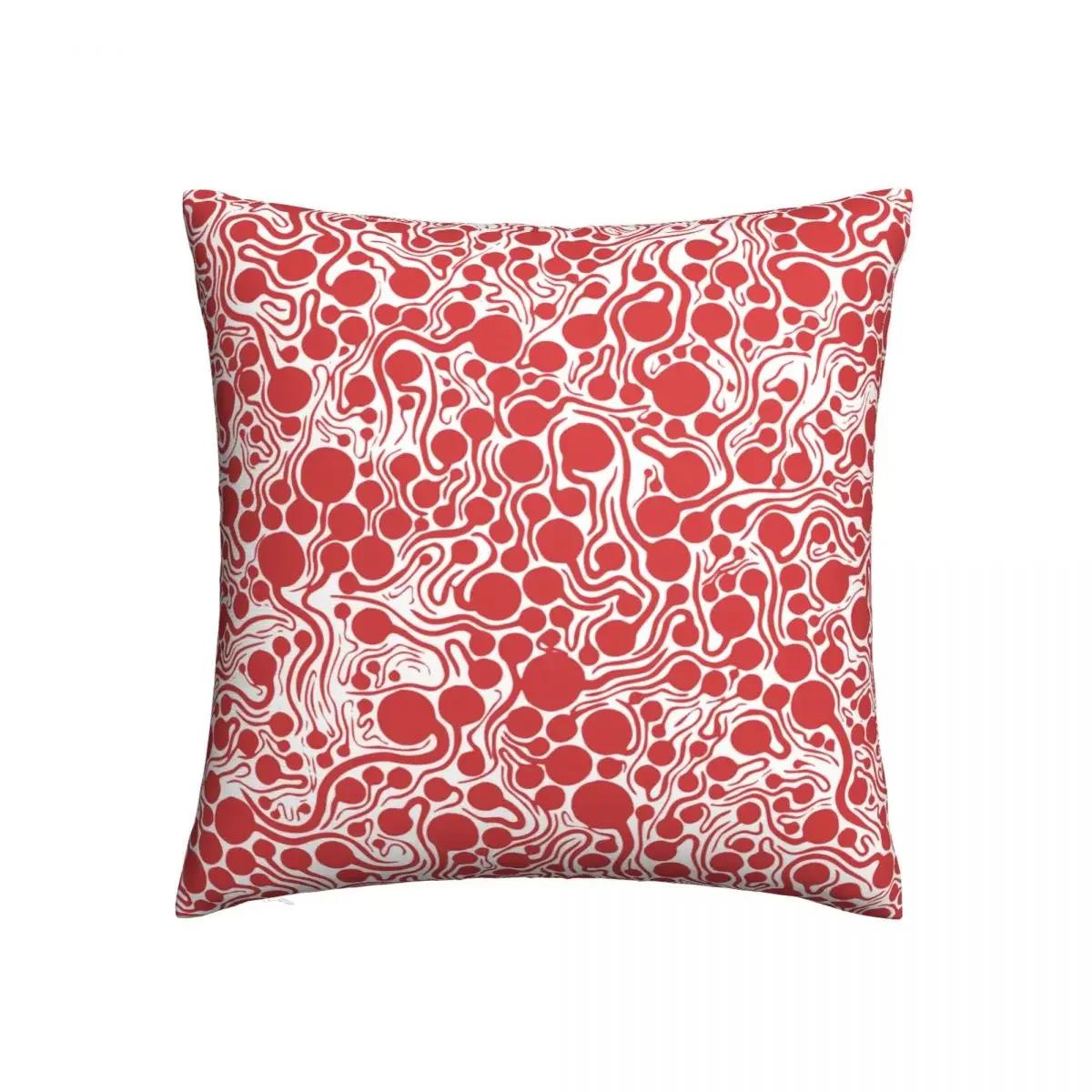 

Яёи Кусама Фиолетовая наволочка Абстрактные точки Тыква Горошек Поп Эстетика Чехлы для подушек Винтажный декор Наволочка для дома 66x66cm чёрный