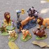 Anime O Rei Leão Simba Nala Timon Modelo Figura Fofa Brinquedos para Meninos Ornamento de Carro para Homem Presentes de Festival para Crianças 9 Peças/Conjunto