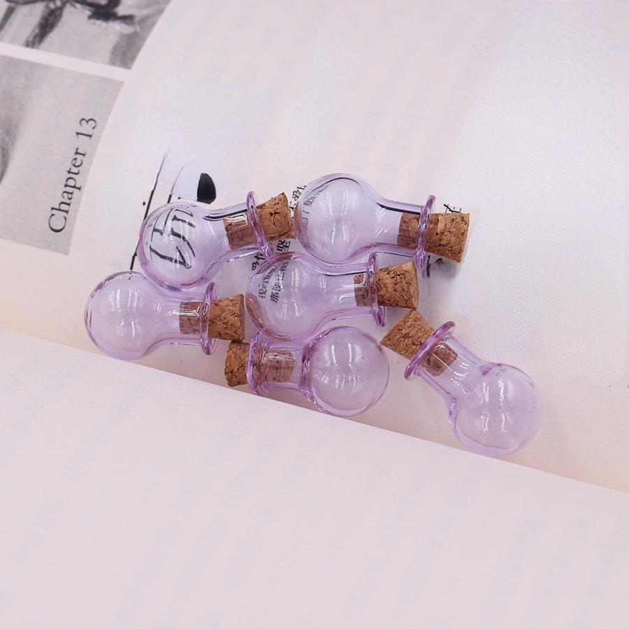 Doplňky pro kutily Ručně vyrobený materiál Příslušenství Skleněná láhev na přání Driftovací láhev s dřevěnou zátkou Kreativní driftovací láhev