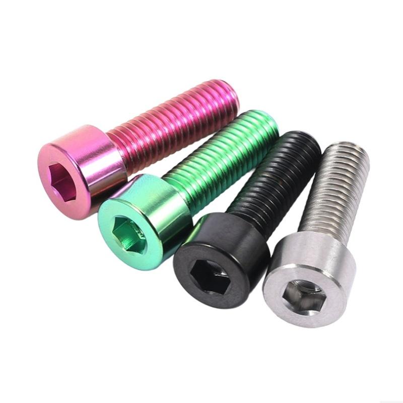 M5 M6 M8 Klasse 12.9 Kleurrijke Titaniumlegering Zeskantbout Fiets Motor Bout Fietsaccessoires