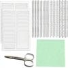Transparent Invisible Ring Sizer: Spring Wire Acrylic Spacer for Oversized Rings