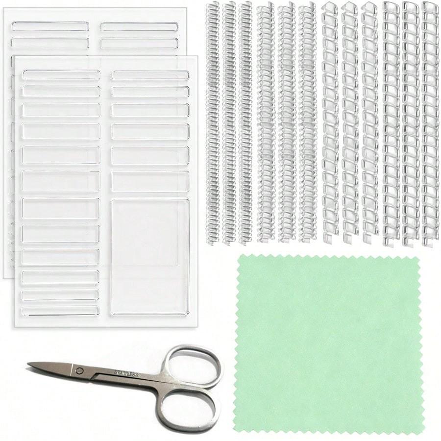 Transparent Invisible Ring Sizer: Spring Wire Acrylic Spacer for Oversized Rings