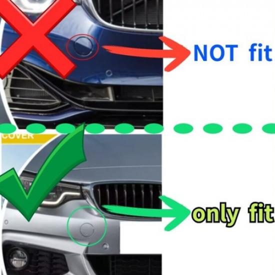 Front Bumper Tow Hook Cover For BMW 420i 425 428i 430i 435i 440i M-Sport 2014-19