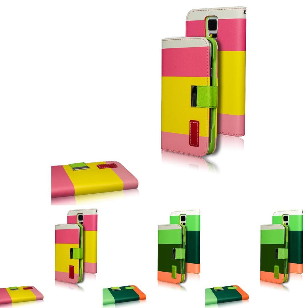 Samsung Flip Phone Case With Card Storage And Builtin Stand Durable Pu Tpu Material