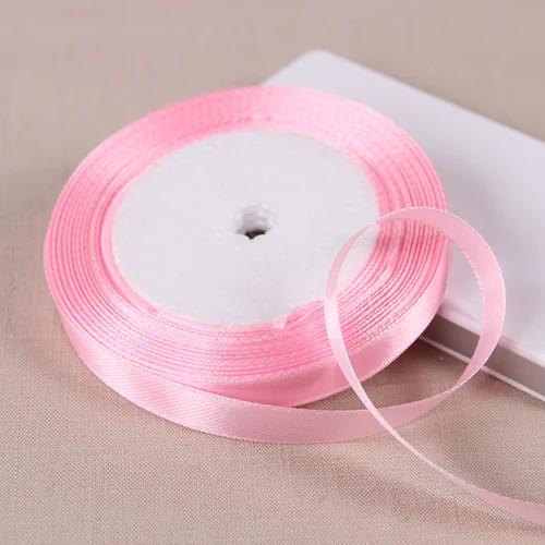 10mm Satin Ribbons DIY Wedding Birthday Party Artificial Silk Roses Crafts Supplies Sewing Acces Scrapbooking Material 25Yards