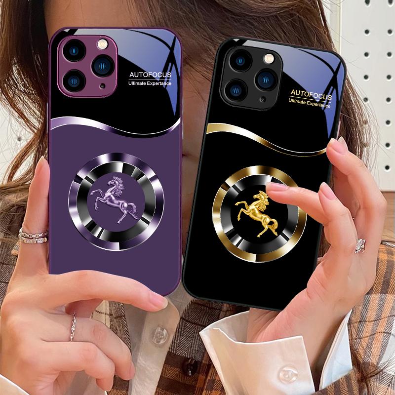 Win Instant Success For IPhone 15 Pro 14 13 12 Mini 11 XS Max XR 7 8 Plu SE 2020 2022 Tempered Glass Phone Case