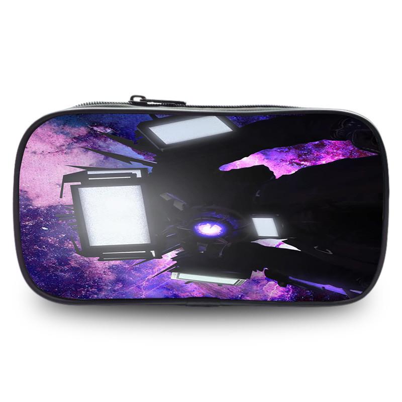 Tv Trendy Titan Character Print Pencil Holder Roomy Polyester Case For Ages All