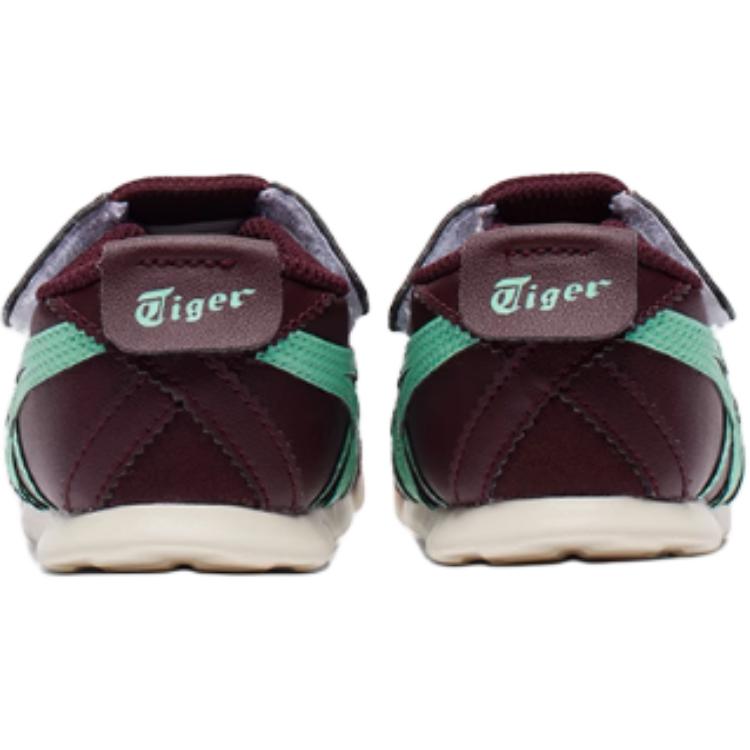 ONITSUKA TIGER Mexico 66 Trendy Sports Non-Slip Wear-Resistant Low-Top Casual Shoes Baby Sneaker Deep-Red Blue 1184A074-500