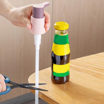 İstiridye Sosu Sıkacağı Pompa Şişesi Çok Yönlü Dağıtıcı Yağ, Biber, Domates ve Soya Sosu Kullanımı Kolay Nozul Sos Dağıtımı Mutfak Aletleri