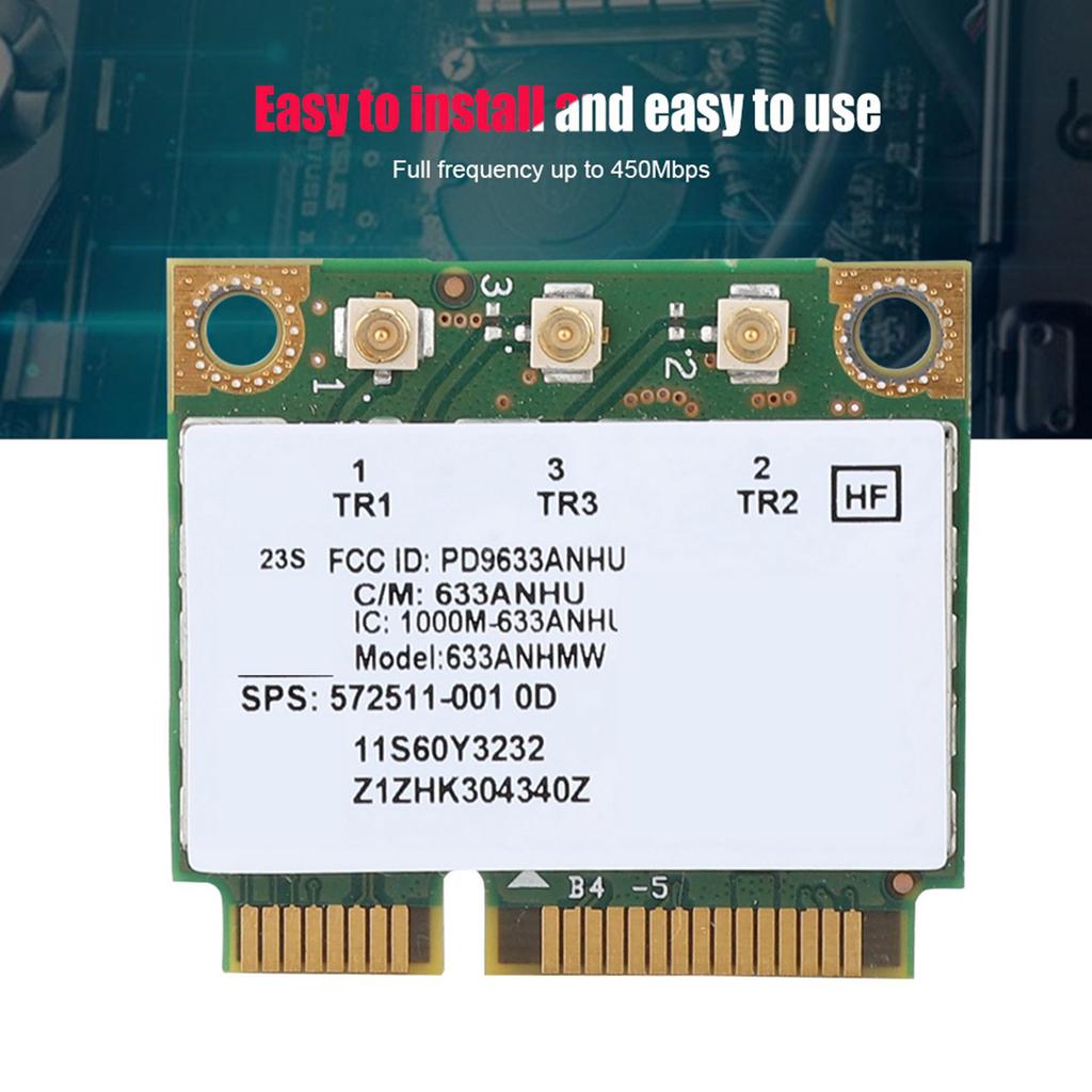 For Intel 633ANHMW Network Card Wireless‑N Wifi Card for Lenovo Thinkpad T420i T420S