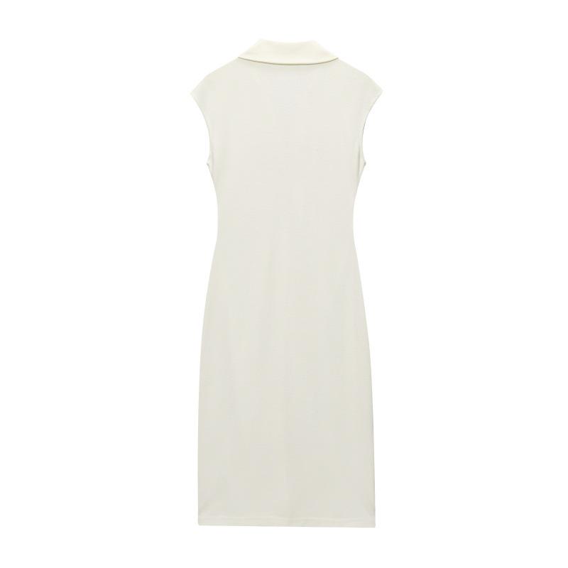 2025 Summer Design: Women's Strapless Poplin Sleeveless Dress 3644