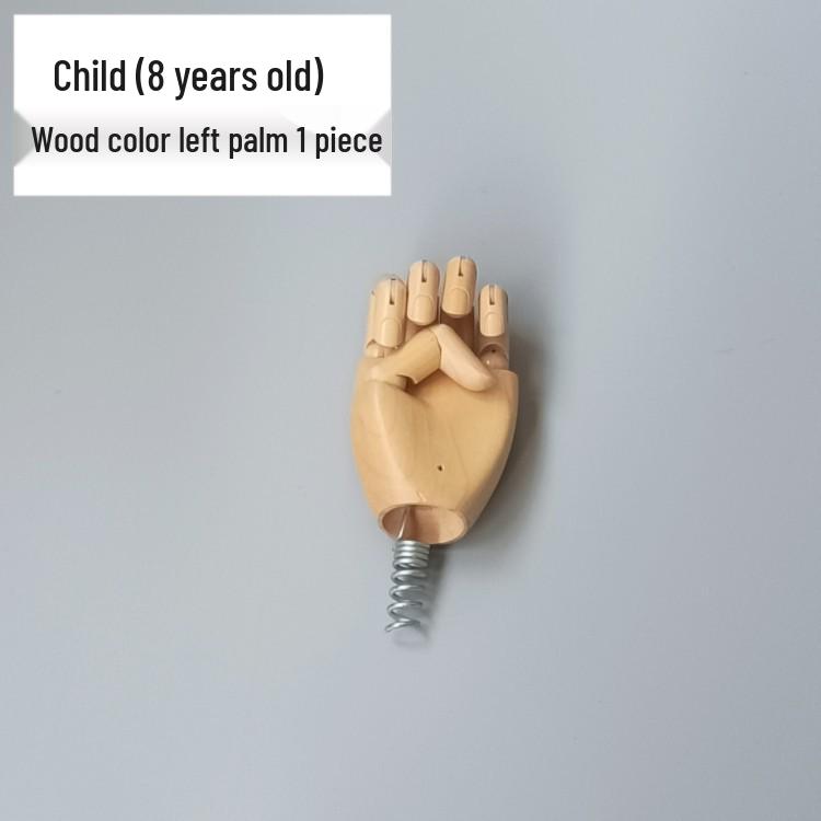 

Adjustable Solid Wood Hand Model with Movable Joints for Art Props and Accessories