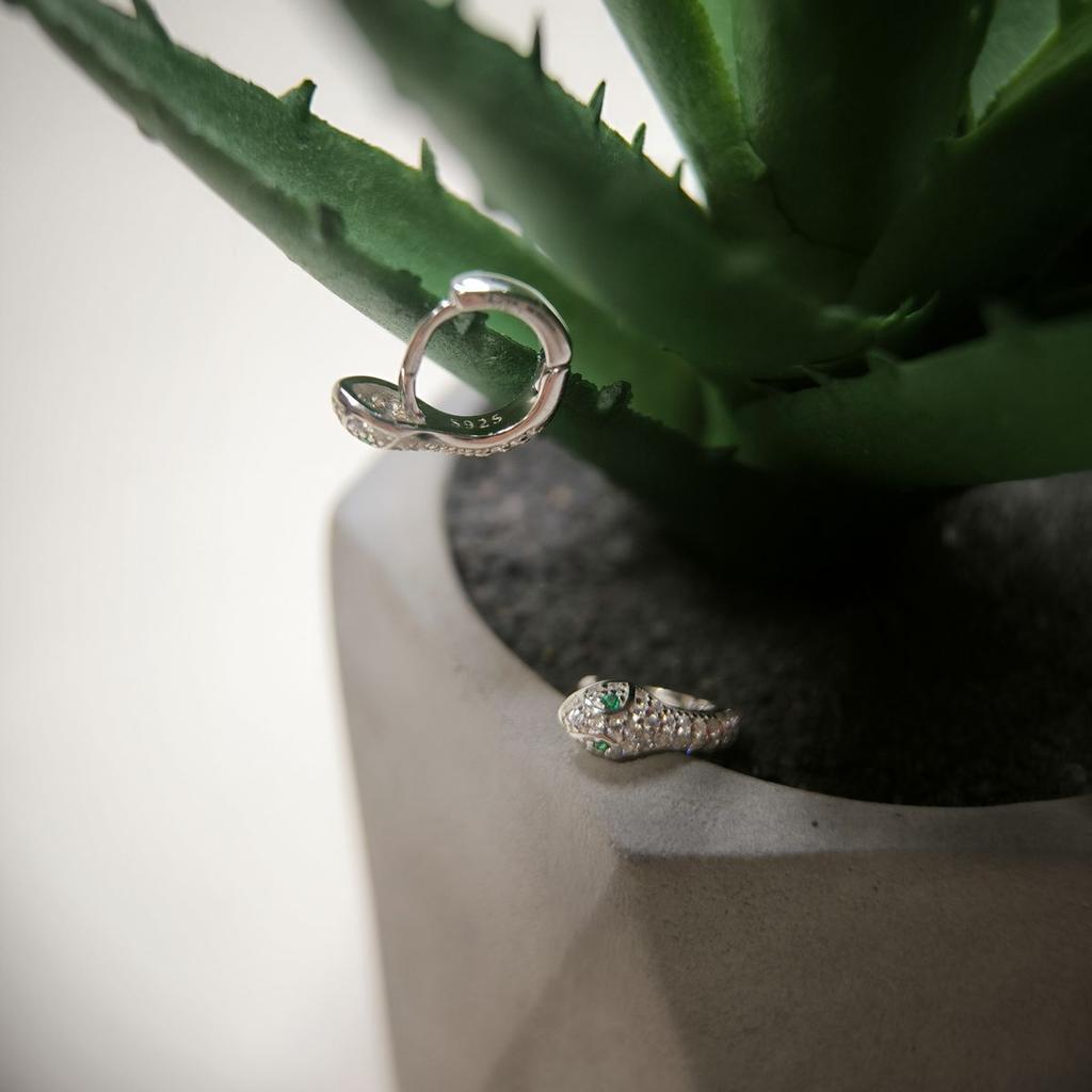 Kübik zirkon taşlı gümüş küpe (2177548)